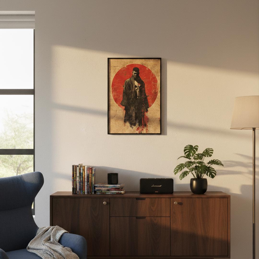 The Punisher Poster, Frank Castle, Avengers Poster, Superhero Poster, A3, A4, A5, Comic Book Poster, Marvel Print, Marvel Poster