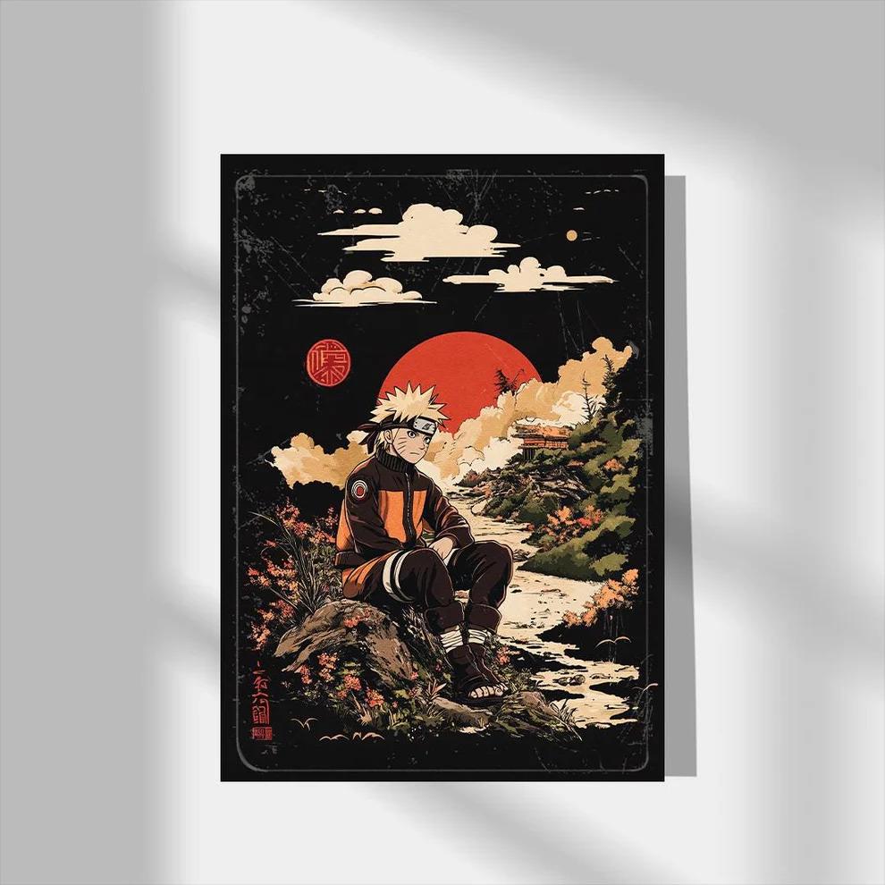 Naruto Poster • Studio Ghibli Art • Naruto Print • Anime Print • Anime Poster