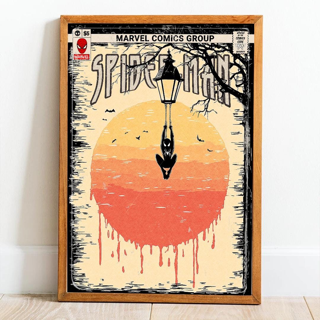 Spiderman Poster, Avengers Poster, Superhero Poster, A3, A4, A5, Comic Book Poster, Marvel Print, Marvel Poster