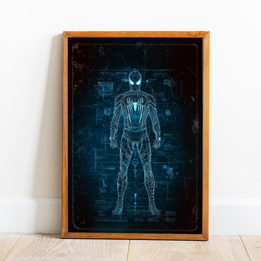 Spiderman Poster, Avengers Poster, Superhero Poster, A3, A4, A5, Comic Book Poster, Marvel Print, Marvel Poster, Japanese Art