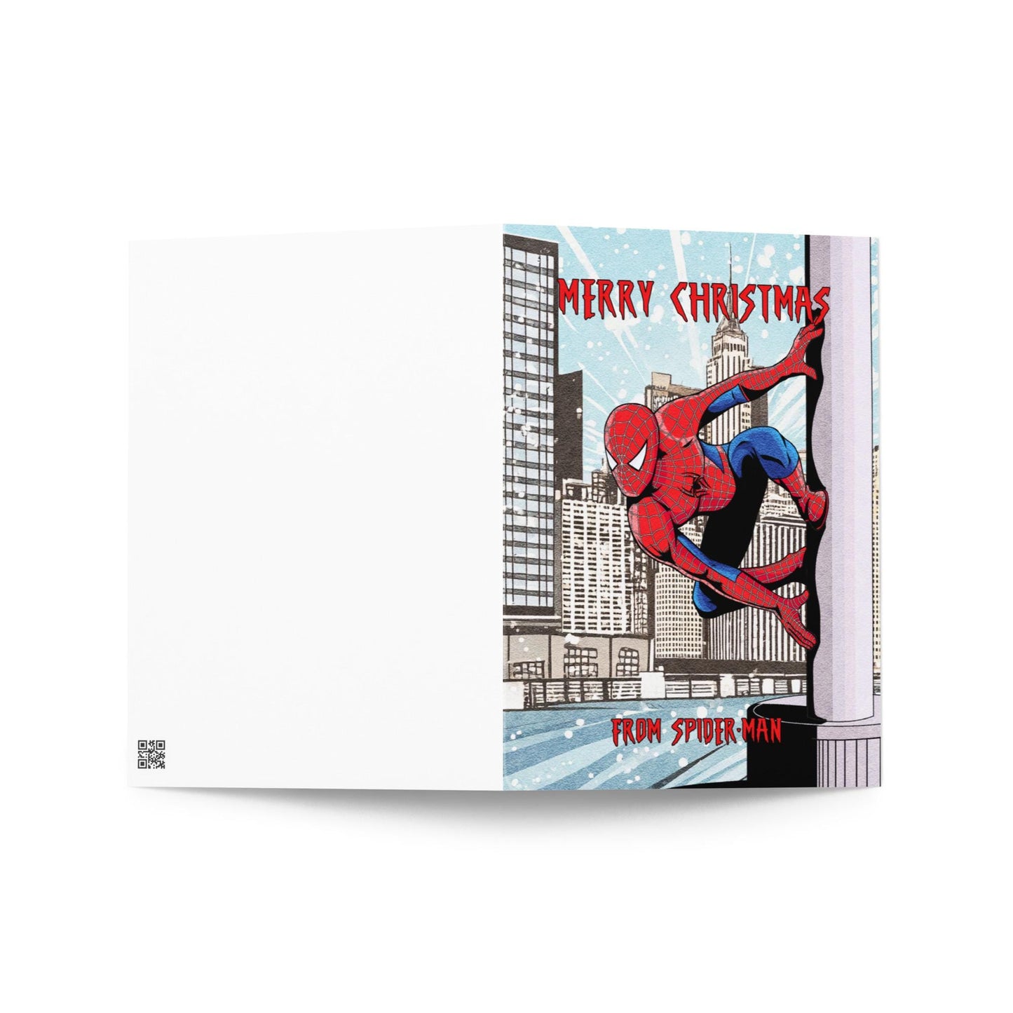 Spiderman Christmas Card: Avengers Holiday Greeting