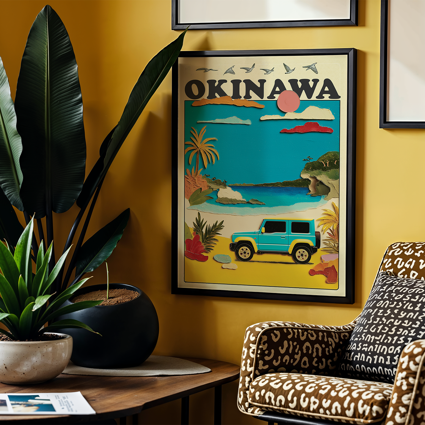 Okinawa Vintage Travel Poster