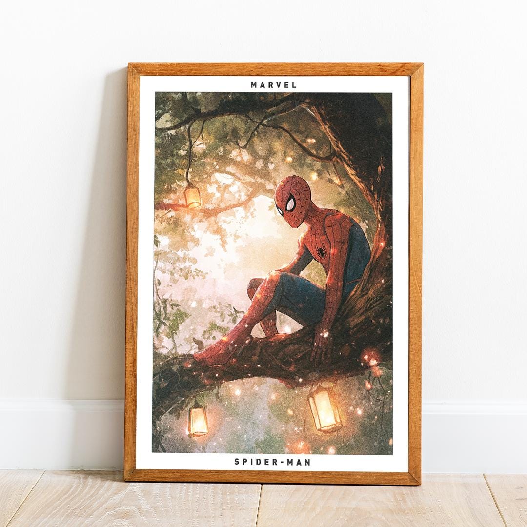 Spiderman Poster, Avengers Poster, Miles Morales Poster, Superhero Poster, A3, A4, A5, Comic Book Poster, Marvel Print, Marvel Poster