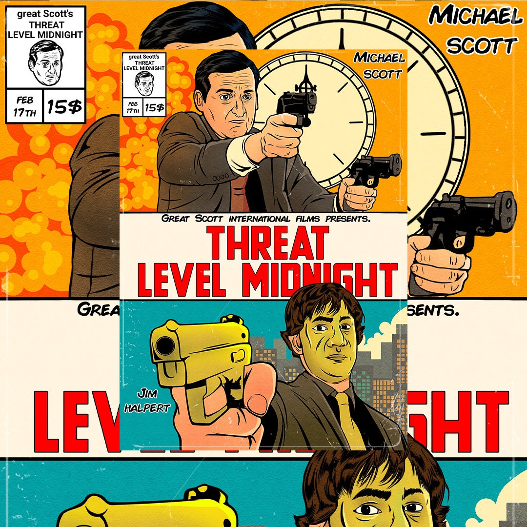 The Office Poster, Threat Level Midnight Poster
