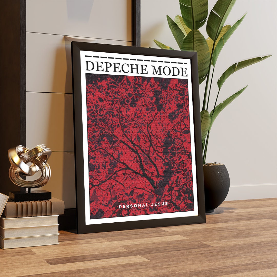 Depeche Mode Poster, Depeche Mode Print, Personal Jesus Poster, Music Print,