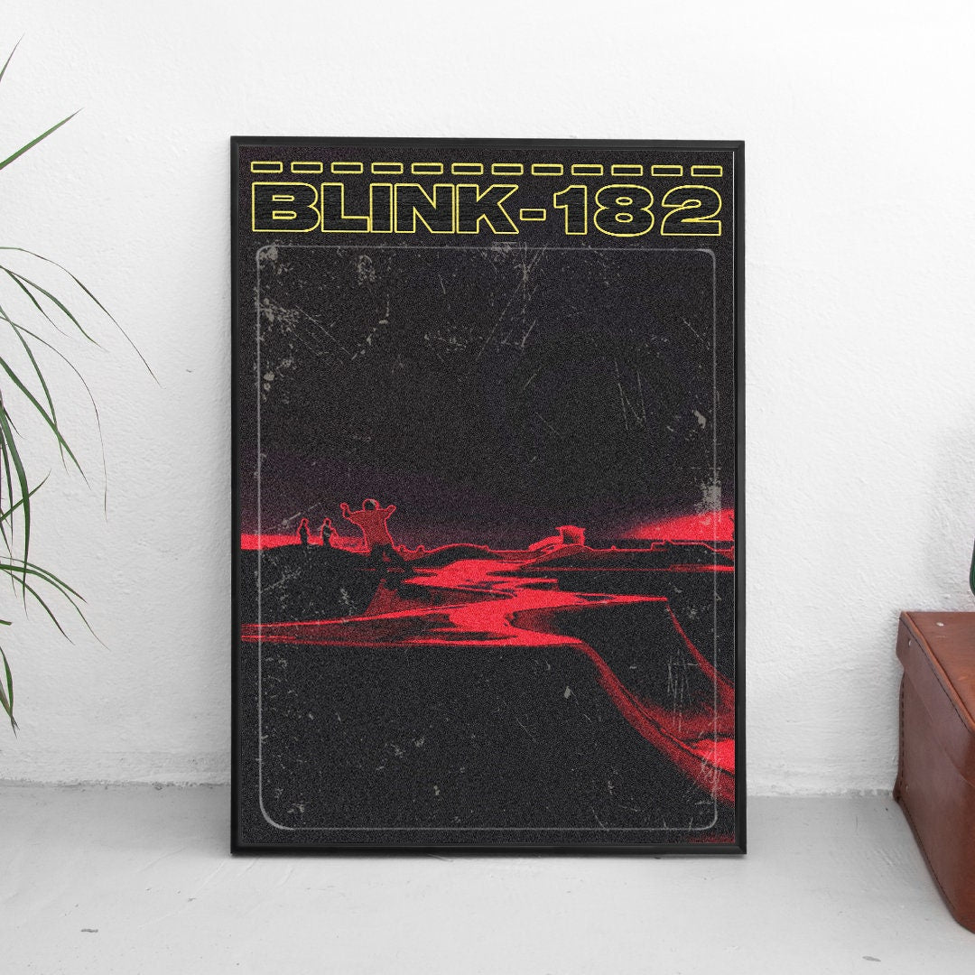 Blink-182 Poster, Blink-182 Print, Blink-182 Album Poster, Music Print