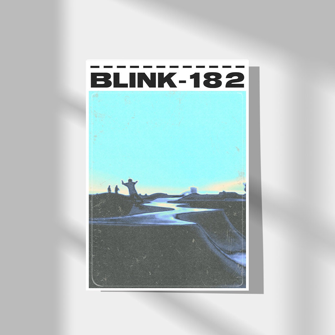 Blink-182 Poster, Blink-182 Print, Blink-182 Album Poster, Music Print