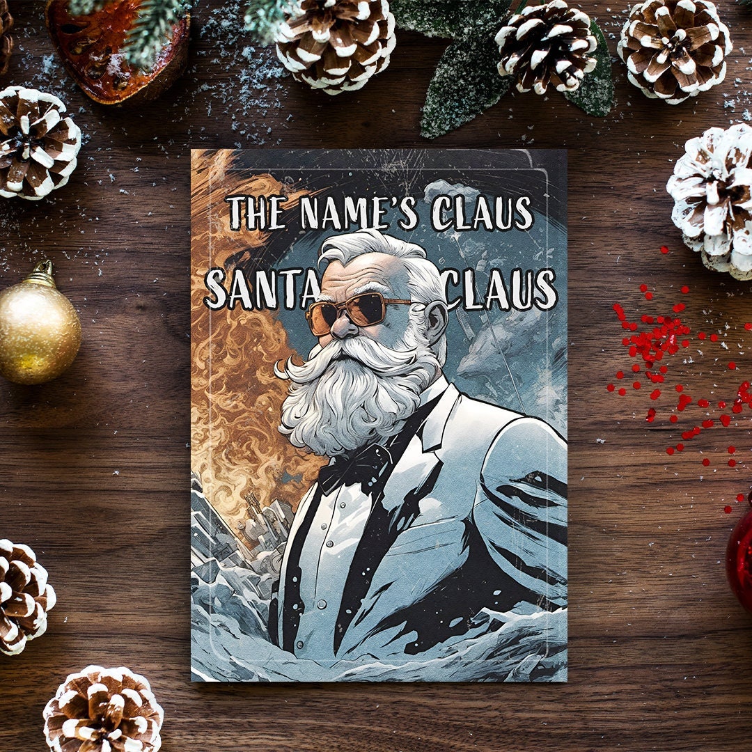 James Bond Christmas Card