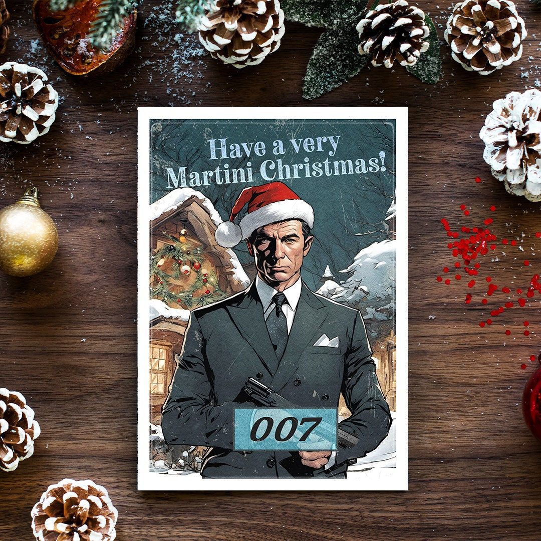 James Bond Christmas Card