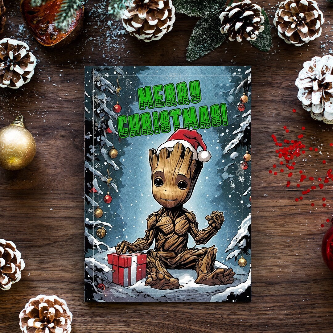 Groot Christmas Card