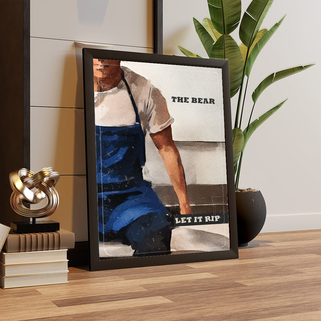 The Bear Poster, The bear Print, A3, A4, A5, Comic Book Poster,