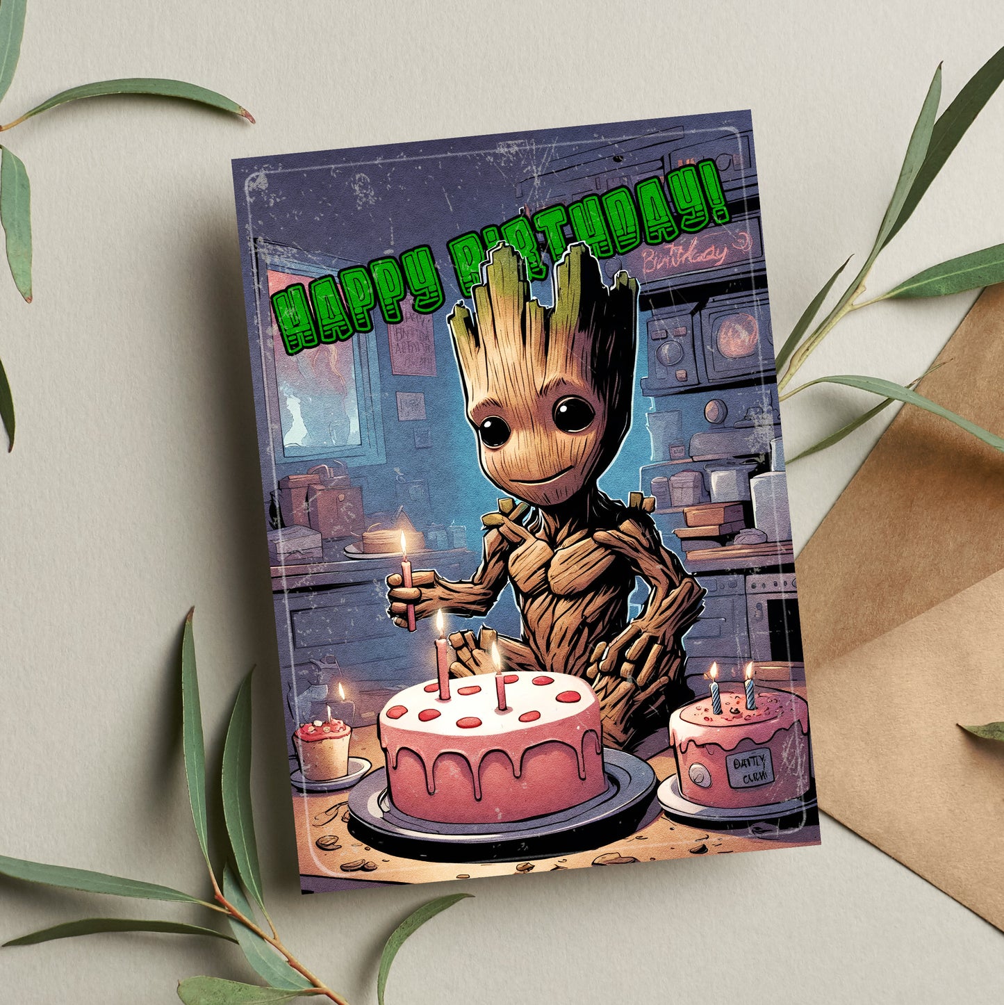 Groot Birthday Card