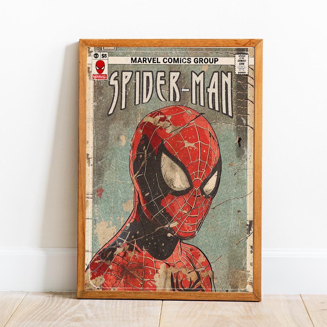 Spiderman Japanese Inspired Poster