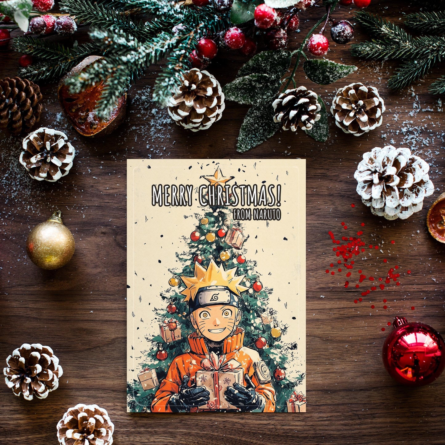 Naruto Christmas Card