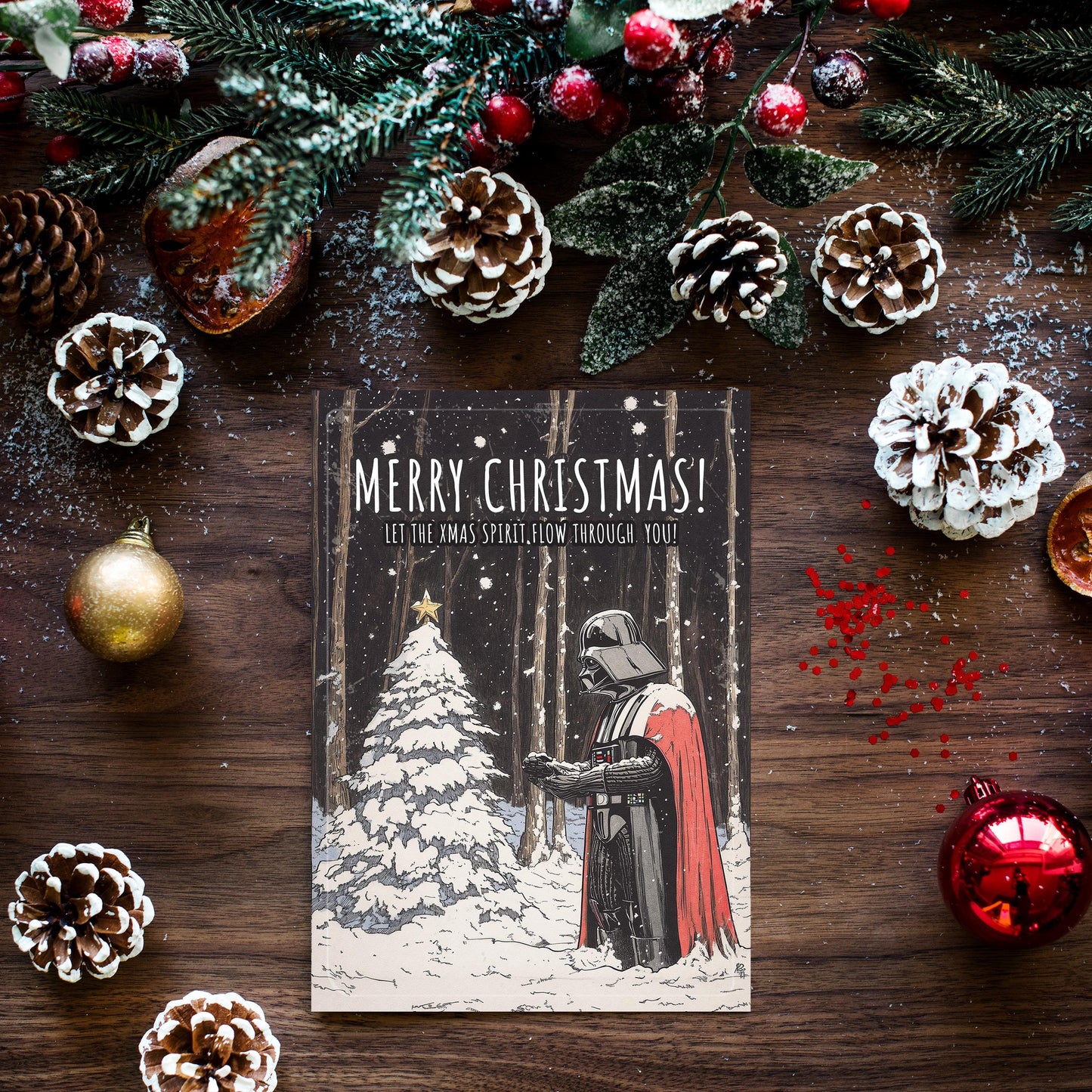Darth Vader Christmas Card