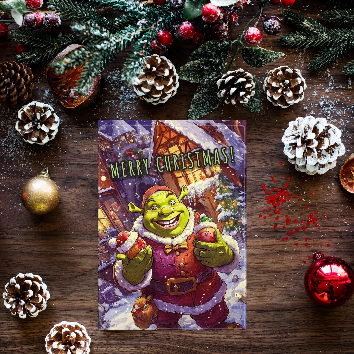 Shrek Christmas Card
