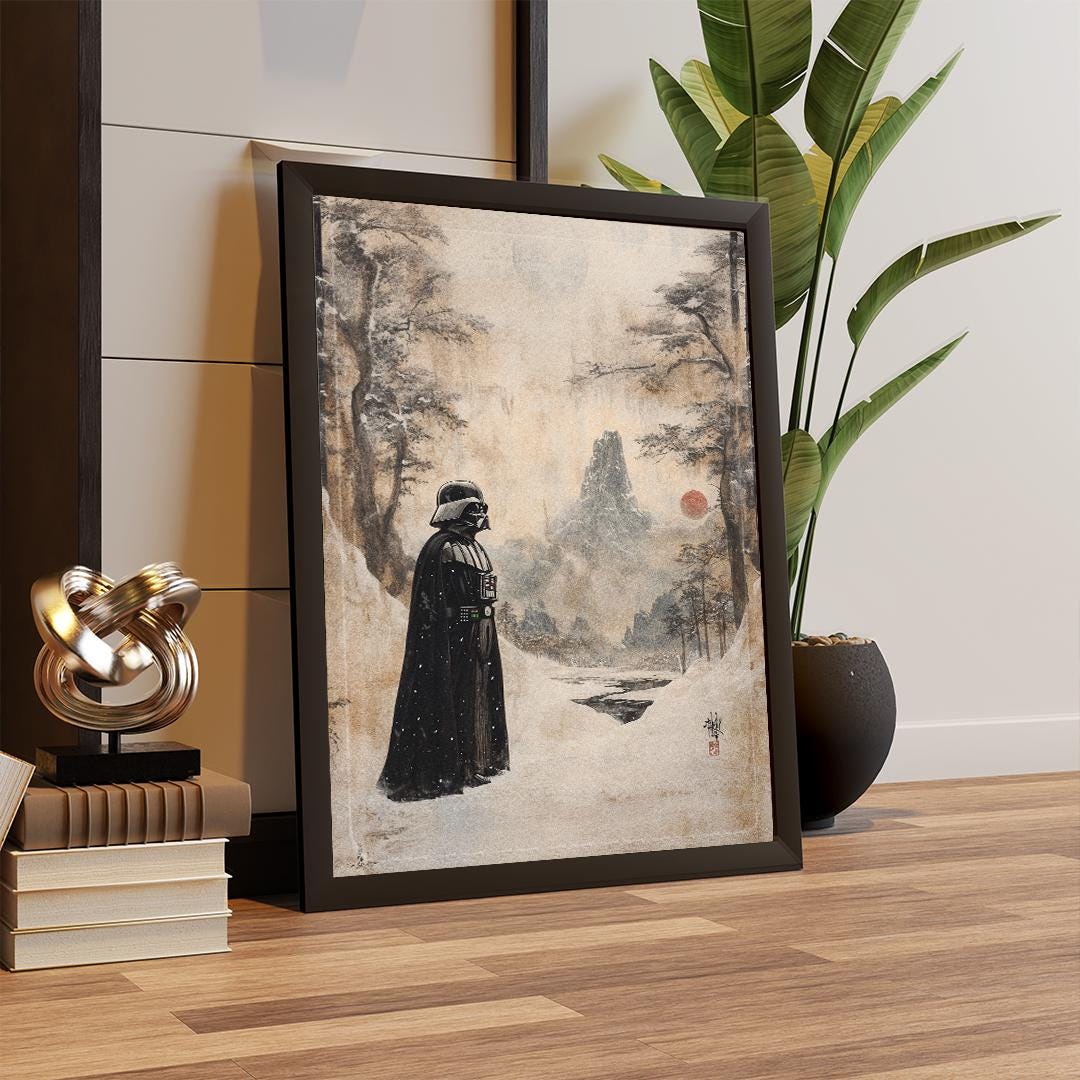 Vintage Star Wars Poster, Darth Vader Poster