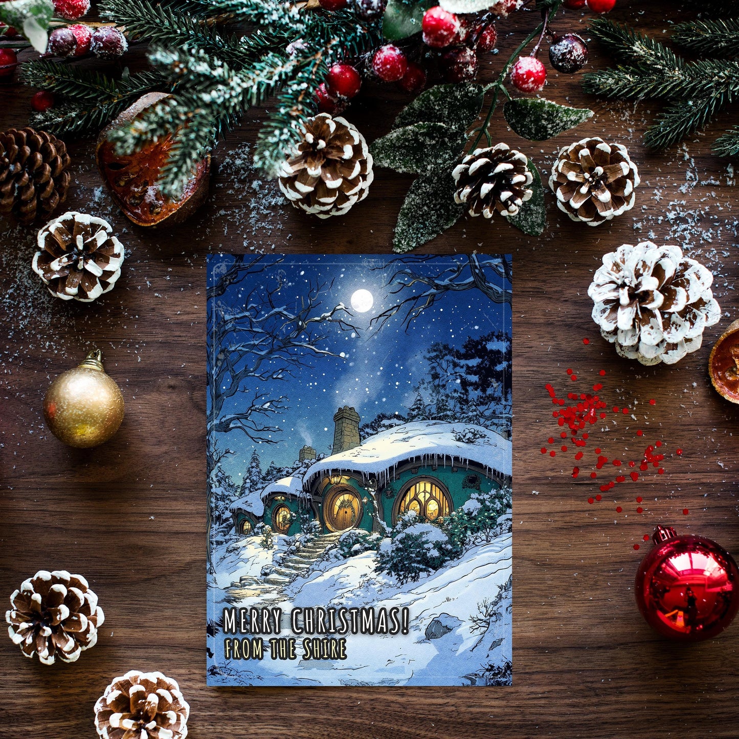 Lord Of The Rings Christmas Card • The Shire
