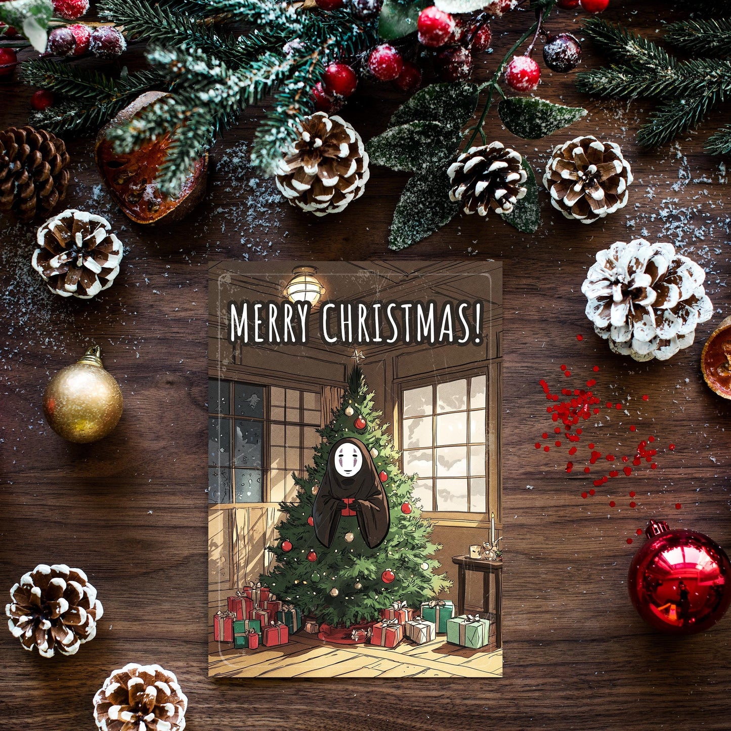 Spirited Away Christmas Card