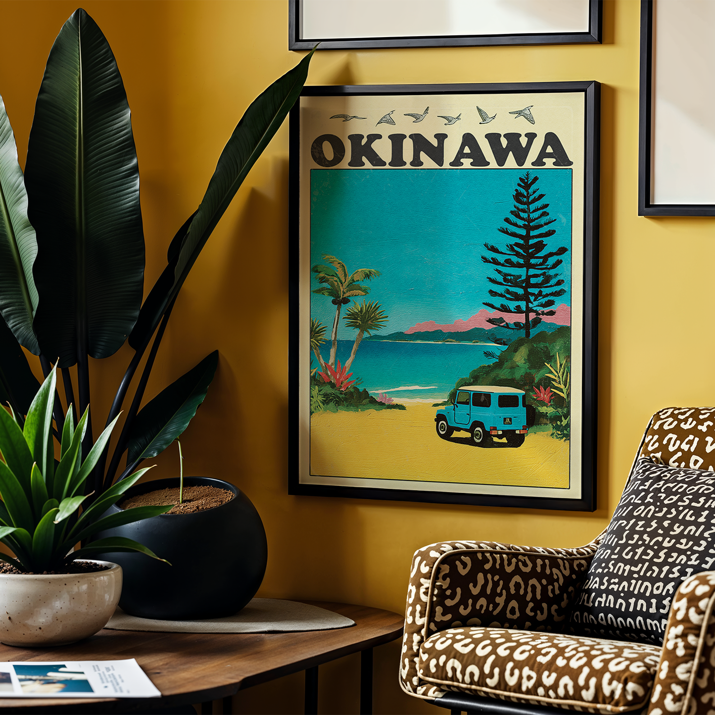 Okinawa Vintage Travel Poster