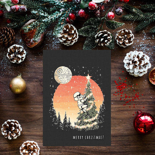 Funny Stormtrooper Christmas Card | Star Wars Holiday Greeting