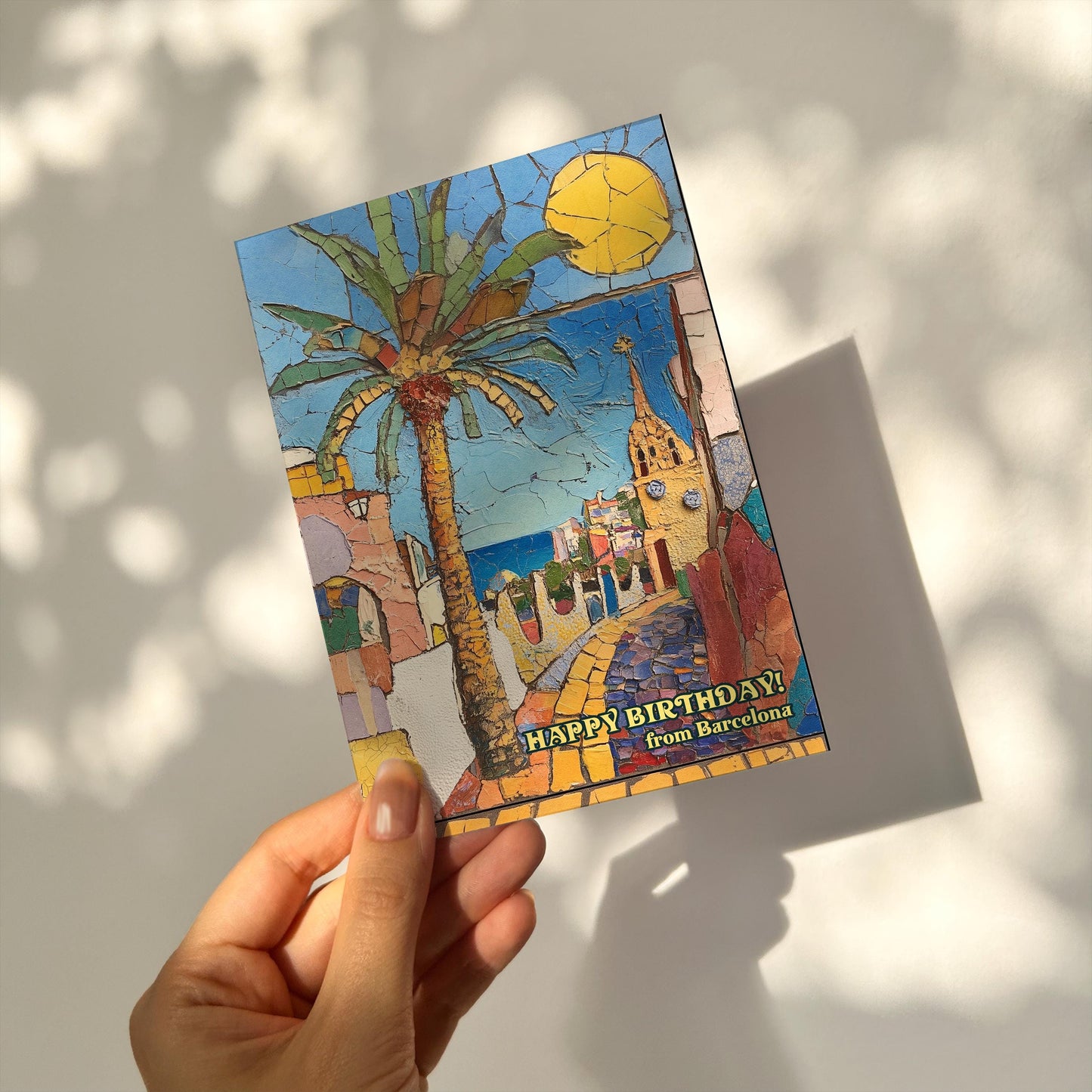 Spain Birthday Card: Spanish Landmark Travel Gift