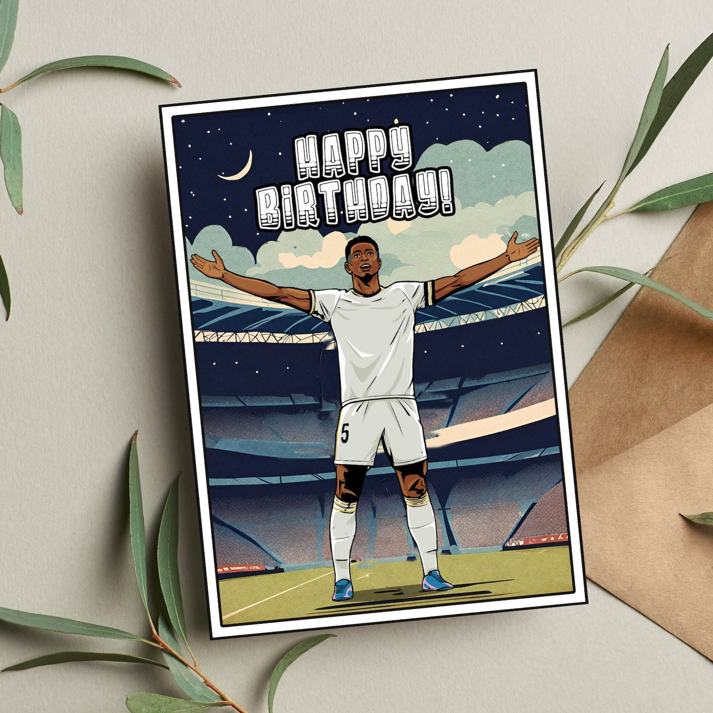 Jude Bellingham Birthday Card • Greeting Card • Birthday Card • Bellingham Card • Birthday Cards for him • Football Card