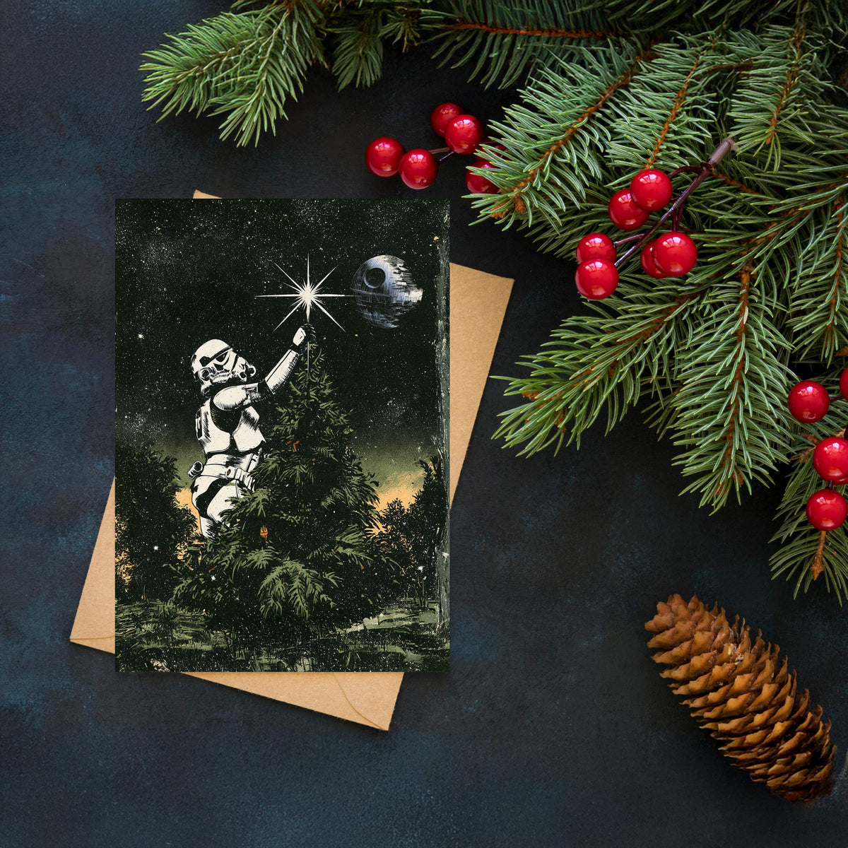 Funny Stormtrooper Christmas Card | Star Wars Holiday Greeting