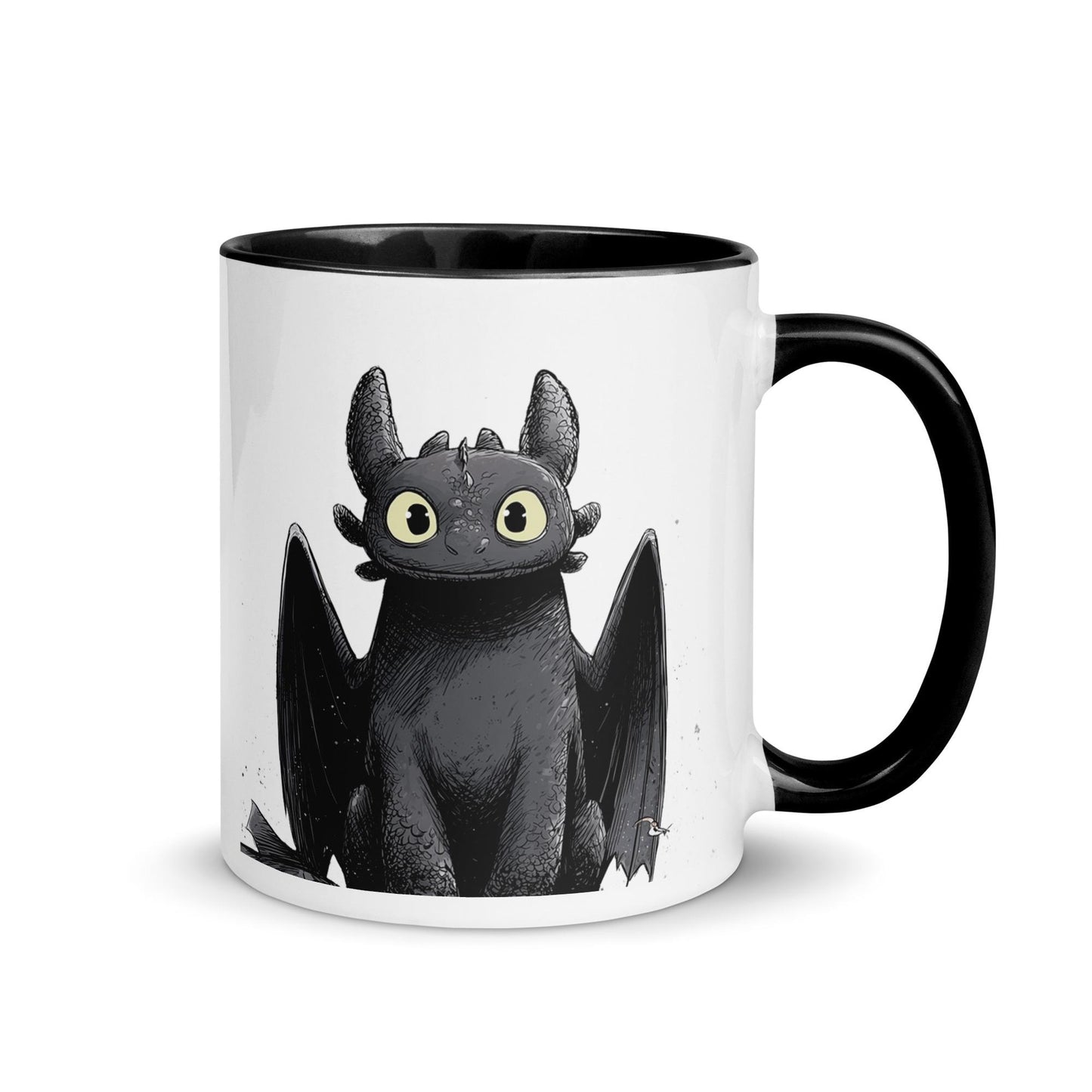 Toothless Mug – Dragon Inspired 11oz Ceramic Coffee Cup | Cute Fantasy Gift | How to Train Your Dragon Fan Drinkware