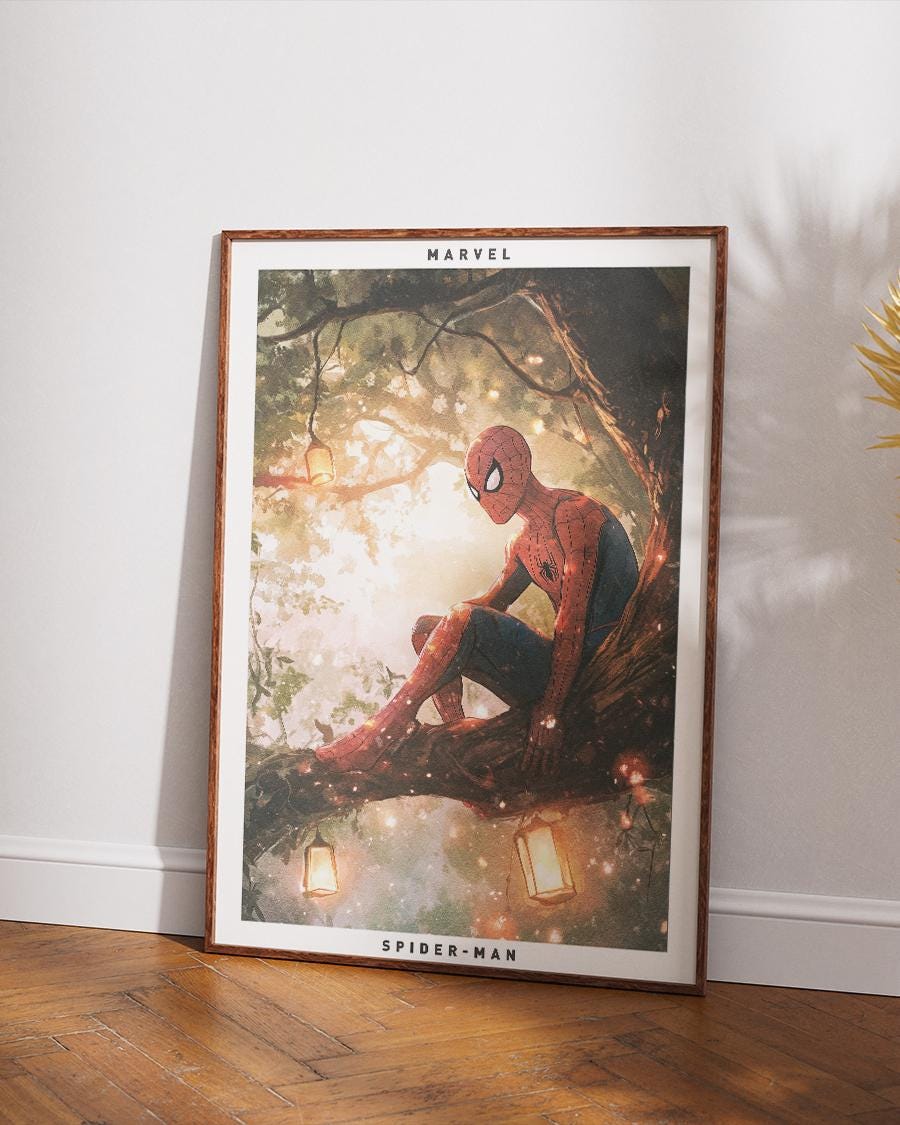 Spiderman Poster, Avengers Poster, Miles Morales Poster, Superhero Poster, A3, A4, A5, Comic Book Poster, Marvel Print, Marvel Poster