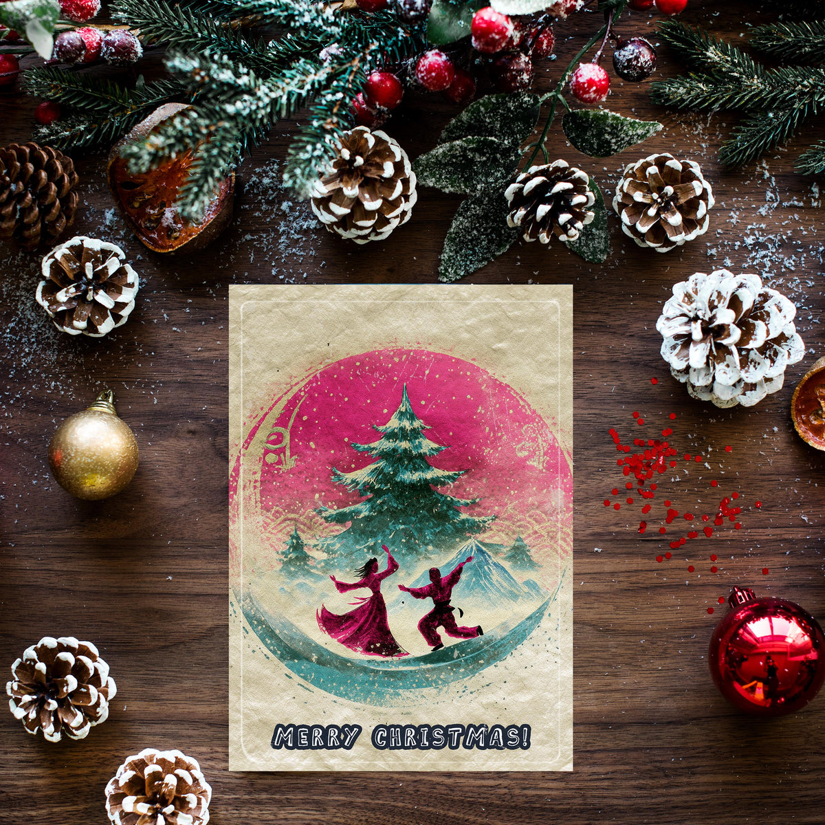 Snow Globe Christmas Card | Cute Holiday Greeting