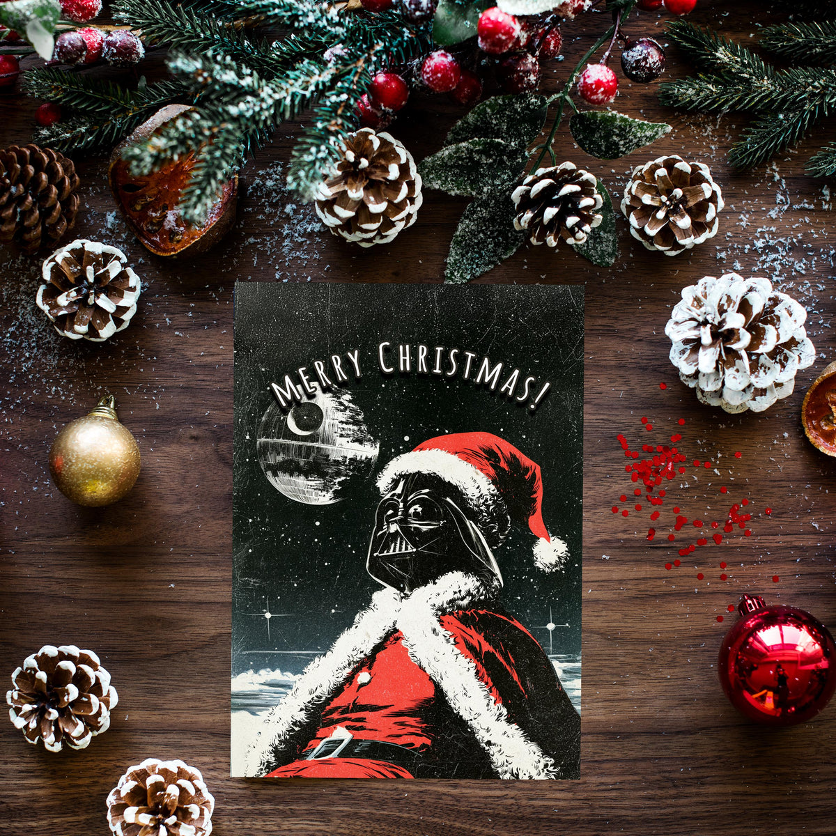 Darth Vader Christmas Card • Star Wars Holiday Gift
