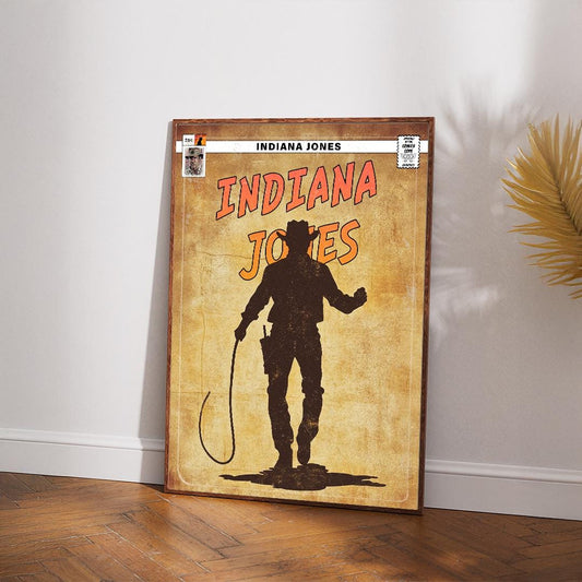 Indiana Jones Movie Poster: Retro Adventure Wall Art