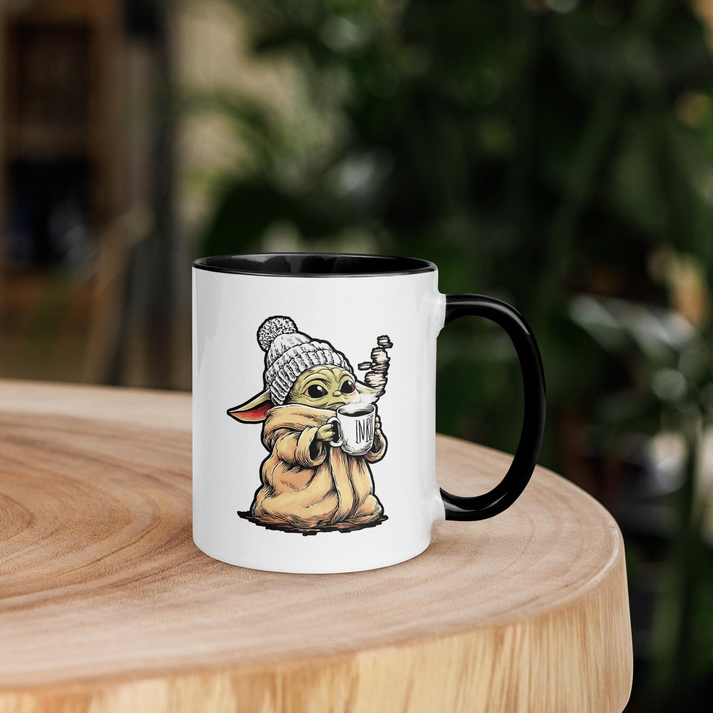 Mandalorian Mug, Baby Yoda Mug– Star Wars Inspired 11oz Ceramic Coffee Cup | This is the Way | Geeky Gift for Him | Sci-Fi Fan Drinkware