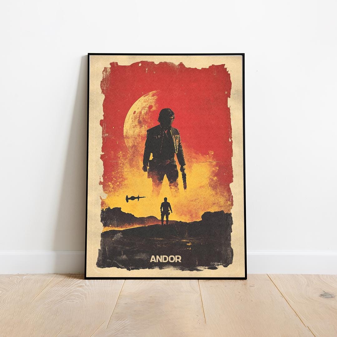 Andor Poster: Star Wars Art Print, Sci-Fi Wall Decor