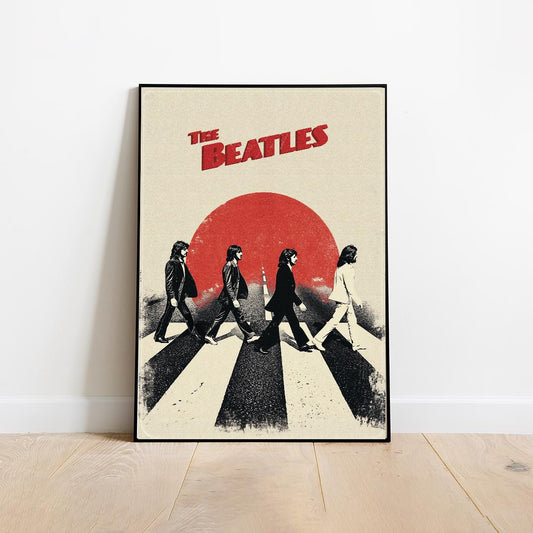 The Beatles Abbey Road Poster: Vintage Music Art Print