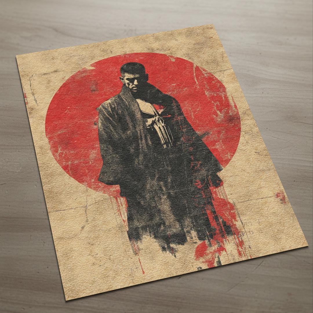 The Punisher Poster, Frank Castle, Avengers Poster, Superhero Poster, A3, A4, A5, Comic Book Poster, Marvel Print, Marvel Poster