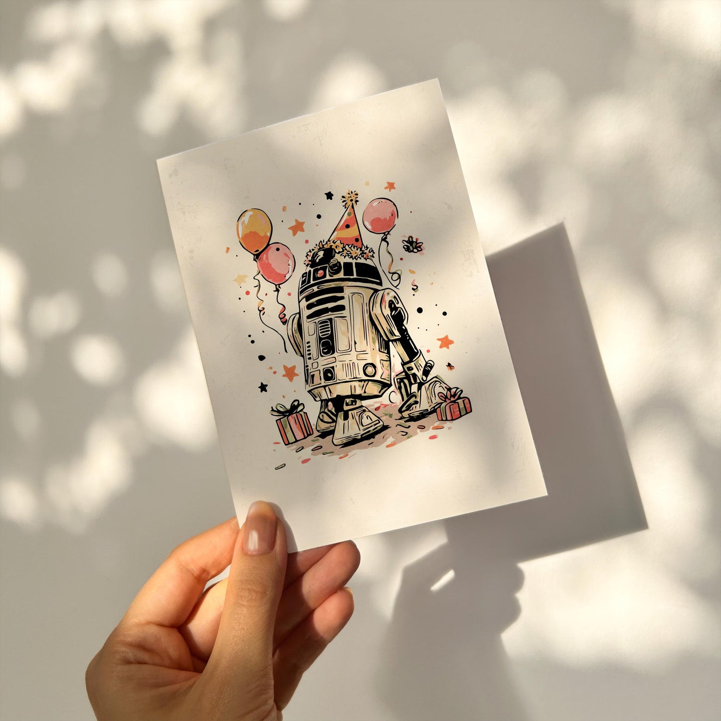R2-D2 Birthday Card: Funny Star Wars Droid Card