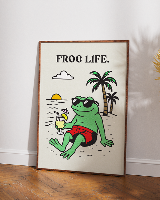 Frog Life Print