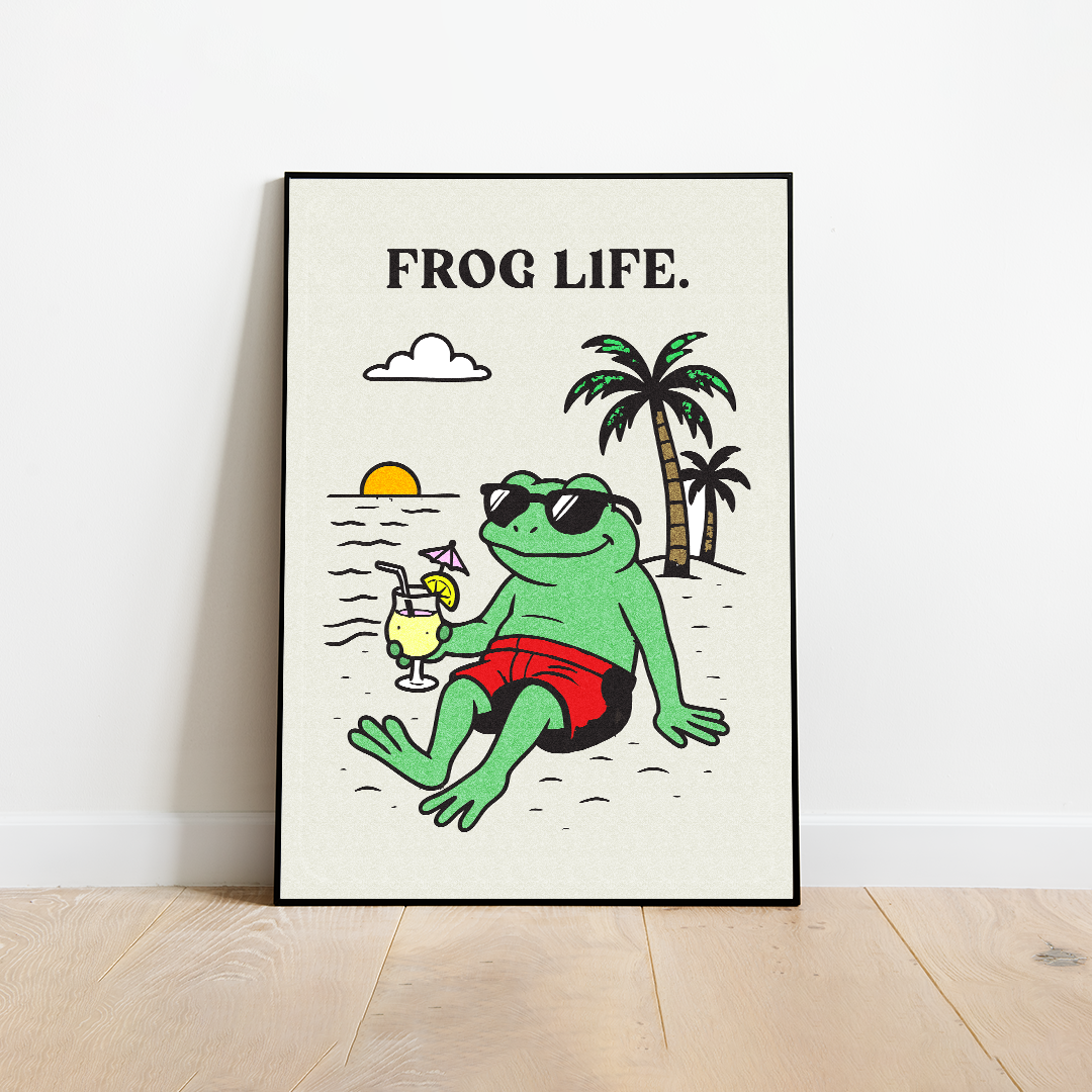 Frog Life Print