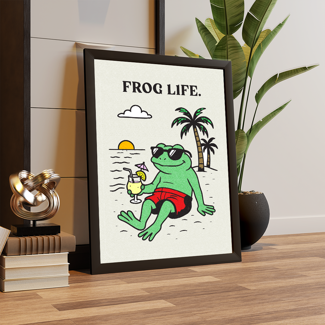 Frog Life Print