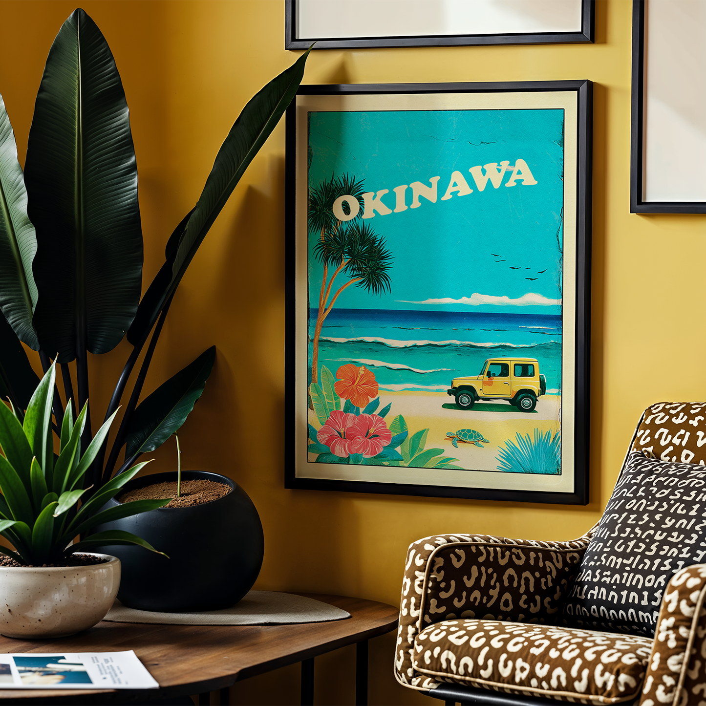 Okinawa Vintage Travel Poster