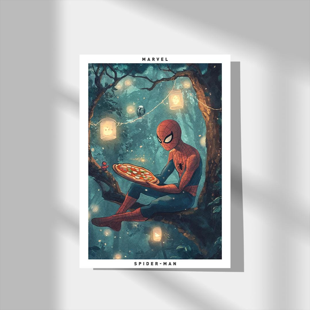 Spiderman Poster, Avengers Poster, Miles Morales Poster, Superhero Poster, A3, A4, A5, Comic Book Poster, Marvel Print, Marvel Poster