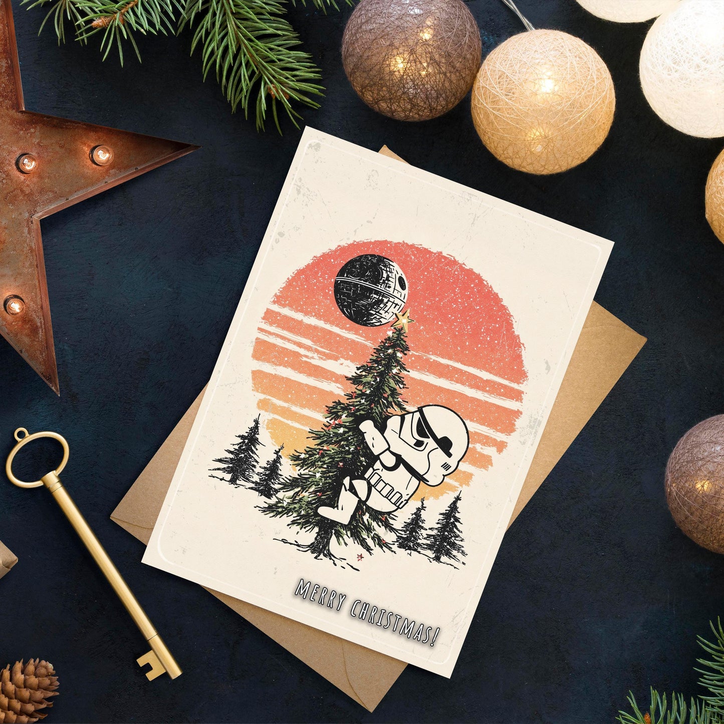 Funny Stormtrooper Christmas Card | Star Wars Holiday Greeting