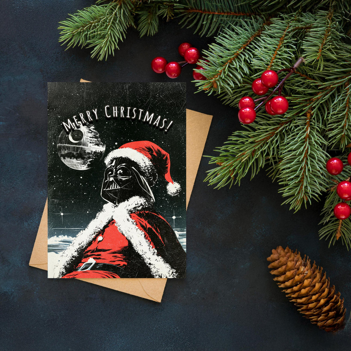 Darth Vader Christmas Card • Star Wars Holiday Gift