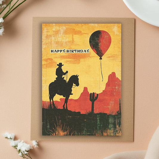 Red Dead Redemption Birthday Card, Red Dead Card, Red Den Print, Comic Book Card, Red Dead Redemption Gift