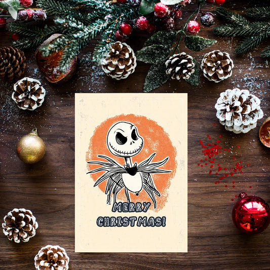 Jack Skellington Christmas Card | Nightmare Before Christmas, A5