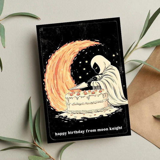 Moon Knight Birthday Card • Avengers Birthday Card • Moon Knight Card • Funny Birthday Card • Birthday cards • Spiderman Card