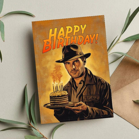 Indiana Jones Birthday Card • Indiana Jones • Birthday Card • Funny Birthday Card • Birthday cards