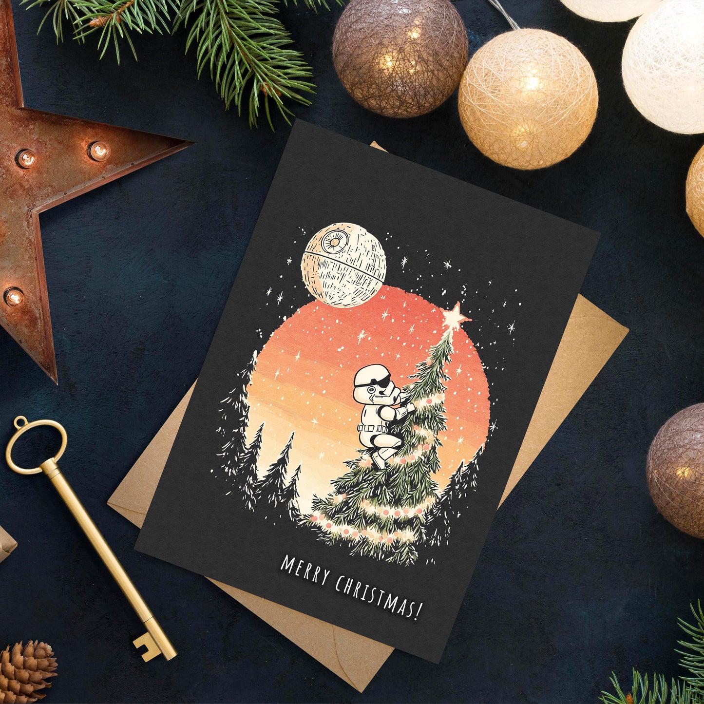 Funny Stormtrooper Christmas Card | Star Wars Holiday Greeting